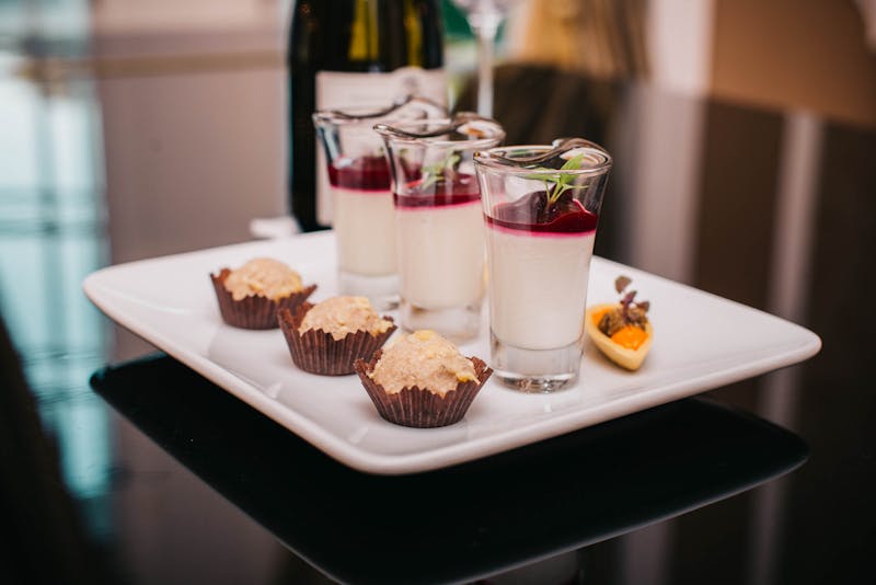 Elegant bar counter inside Punch pizza Minneapolis
